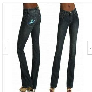 NEW  Rocawear Y2K  00's 90's  Flare Logo back Denim jean 7